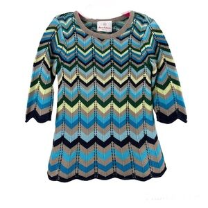 Hanna Andersson Chevron Knit Dress